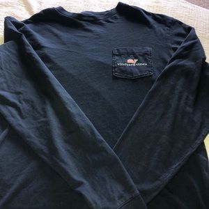 Navy Long Sleeve Vineyard Vines Shirt